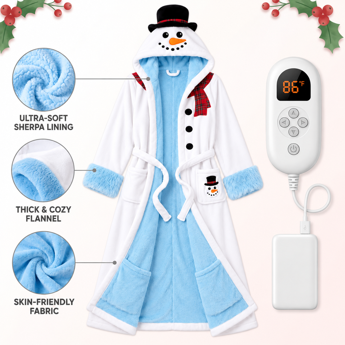 FrostySnug™ Heated Robe